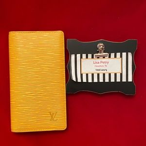 ♥️SOLD♥️Vintage LV Pocket Agenda/Checkbook Cover